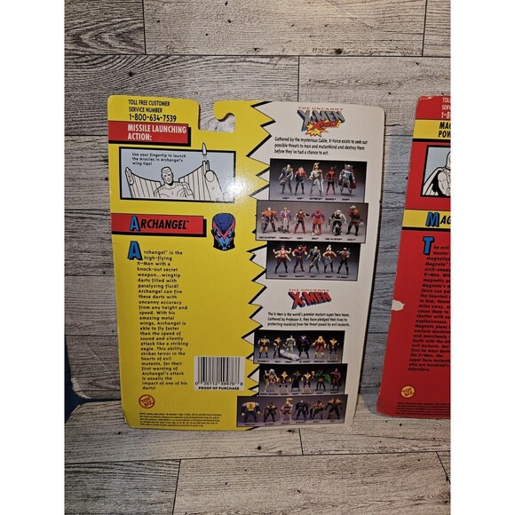 Vintage Marvel Legends The Uncanny X-Men Retro Figure Lot. Magneto, Archangel - Picture 6 of 11